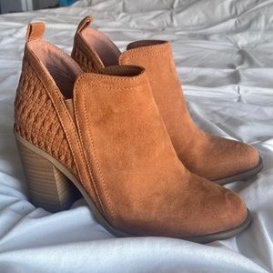 Suede Heeled Booties